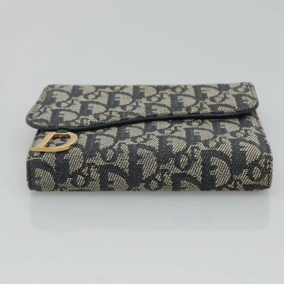 Christian Dior Trotter Canvas Day Planner Cover Navy Auth 126723 - Picture 7 of 16